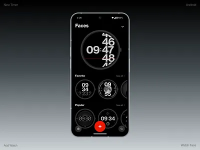 Clock ai dashboard data design interface minimal news simpl slide watch