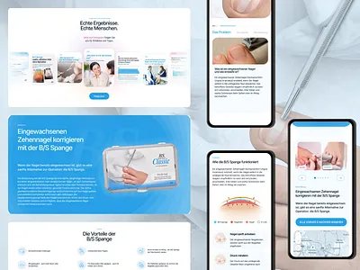Healthcare DTC, Medical Device and Podiatry b2b b2c design device figma healthcare medtech podiatry ui ux webdesign website