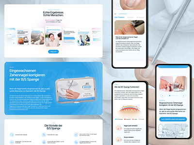 Healthcare DTC, Medical Device and Podiatry b2b b2c design device figma healthcare medtech podiatry ui ux webdesign website