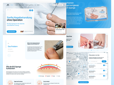 Healthcare DTC, Medical Device and Podiatry b2b b2c design figma healthcare medical device medtech podiatry ui ux web webdesign website