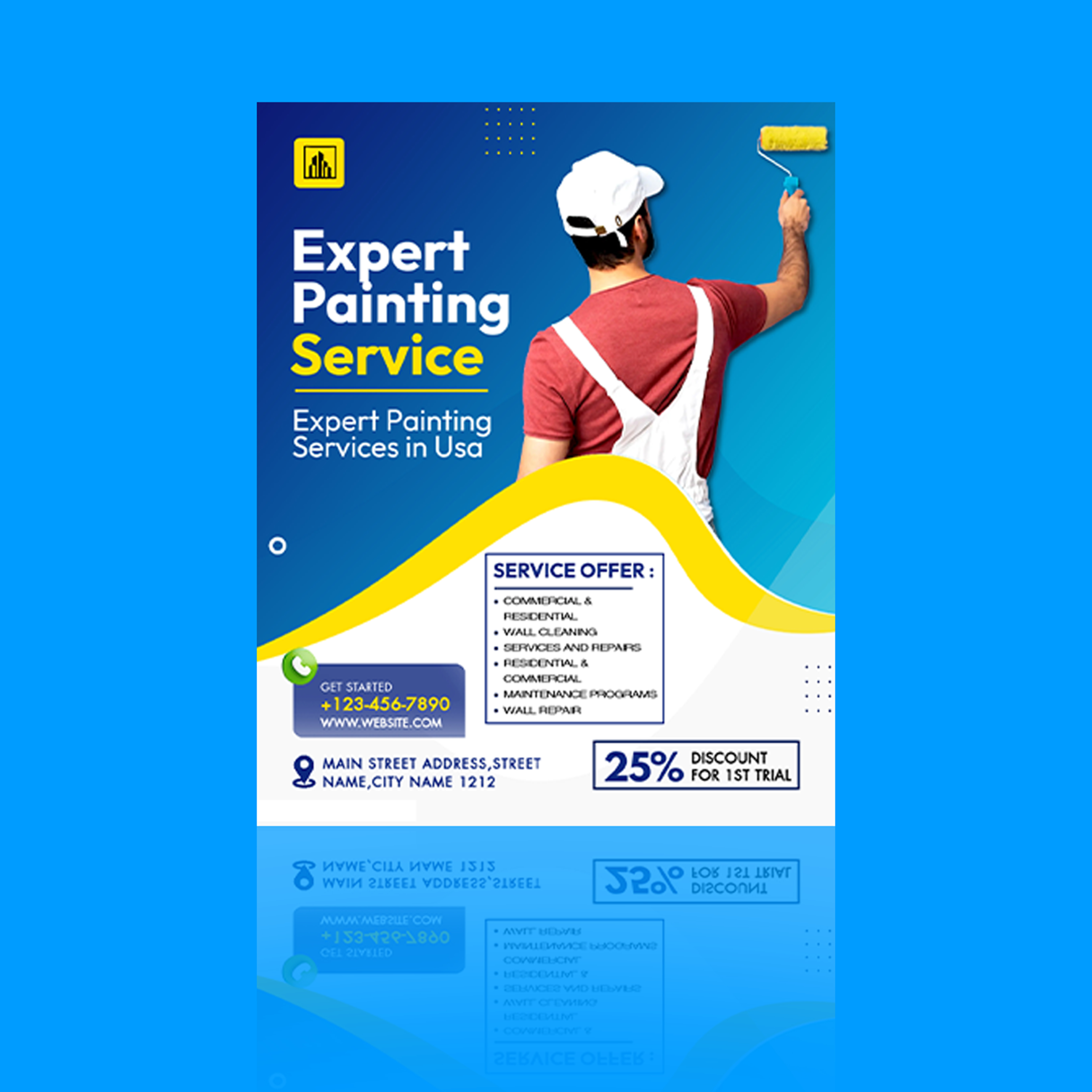 Example of Modern Corporate Flyer Design