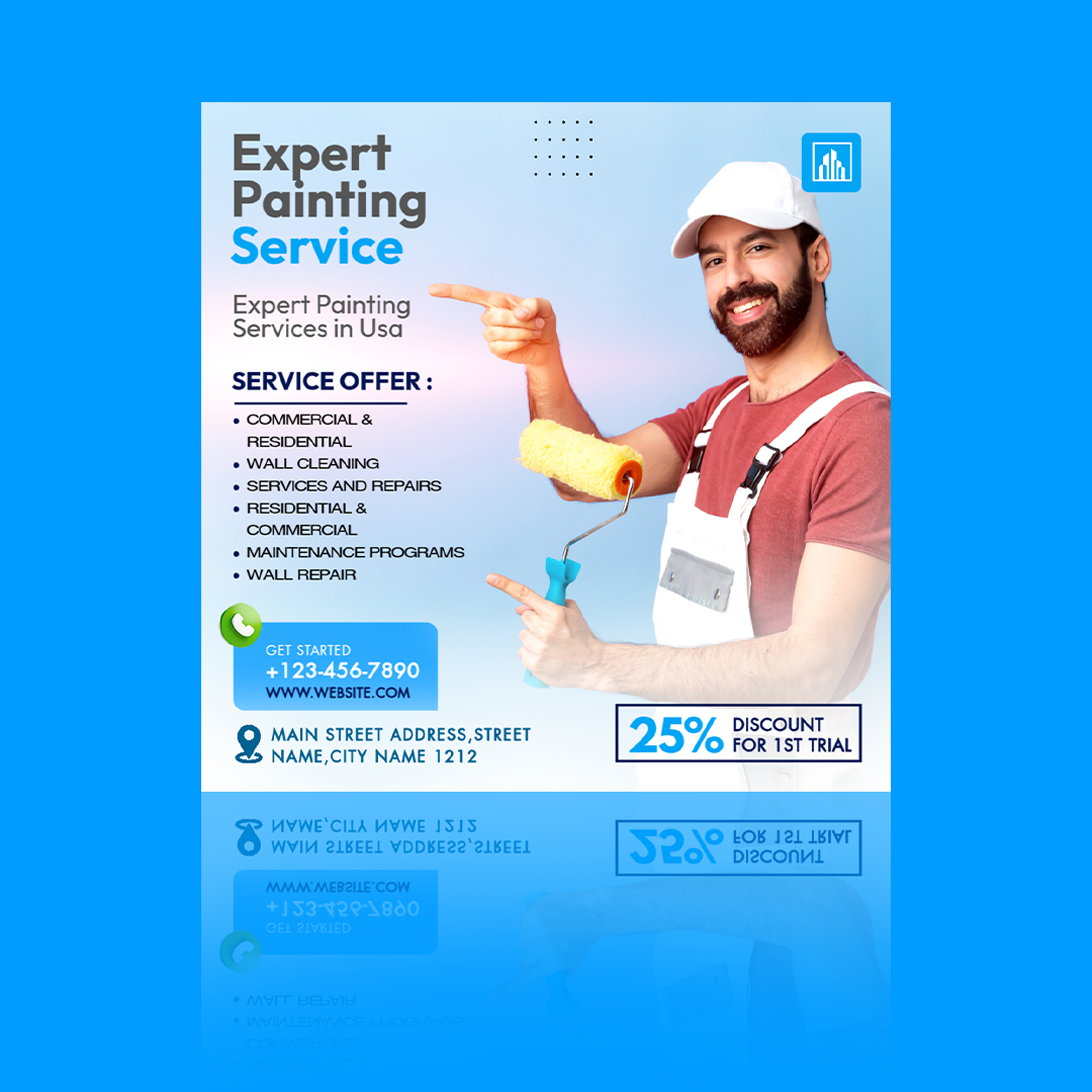 Example of Modern Corporate Flyer Design