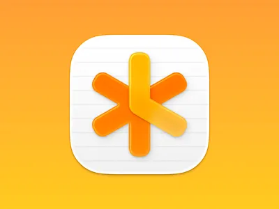 NotePlan – Liquid Glass App Icon liquid glass sketch.app work