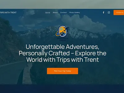 Squarespace Travel Agency Website Design — Modern & Inspiring Ad branding design graphic design illustration logocreation squarespace squarespaceexpert squarespacewebdesign ui webdesign