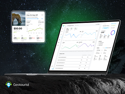 Geotourist Dashboard - UI/UX for Smart Travel Analytics analytics dashboard clean ui creative dashboard dashboard design data platform data visualization experience design geo dashboard interactive design map ui mobile app design product design smart interface tourism platform travel analytics travel app ui design ux design web dashboard