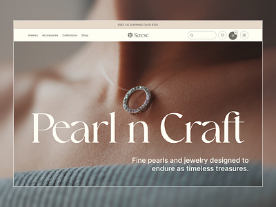 Elegant & Luxury Product Jewelry Ecommerce Website Design e commerce web design ecommerce ecommercedesign fashion shopify store design fashion website design hero section jewelry jewelry ecommerce jewelry shop luxurious product web design luxury wear web design online e commerce store peno lab product landing page design products landing page shopify developer shopify store shopify website design ui web design