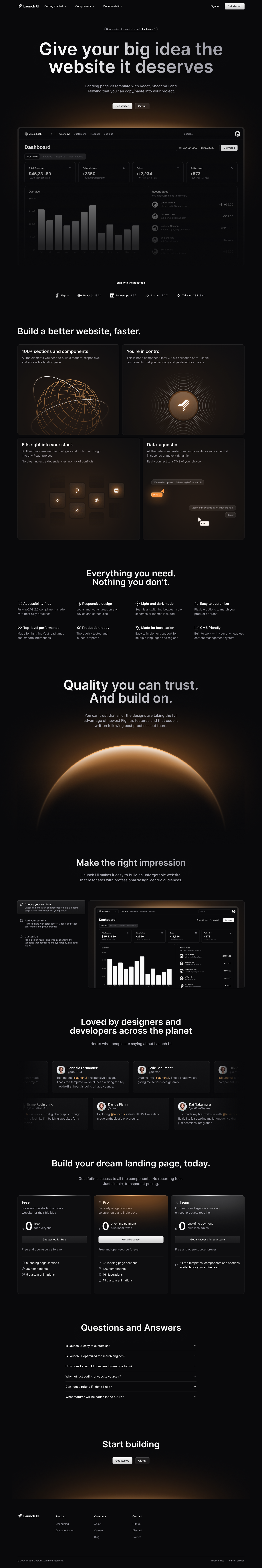 Landing Page Design landing page ui ux