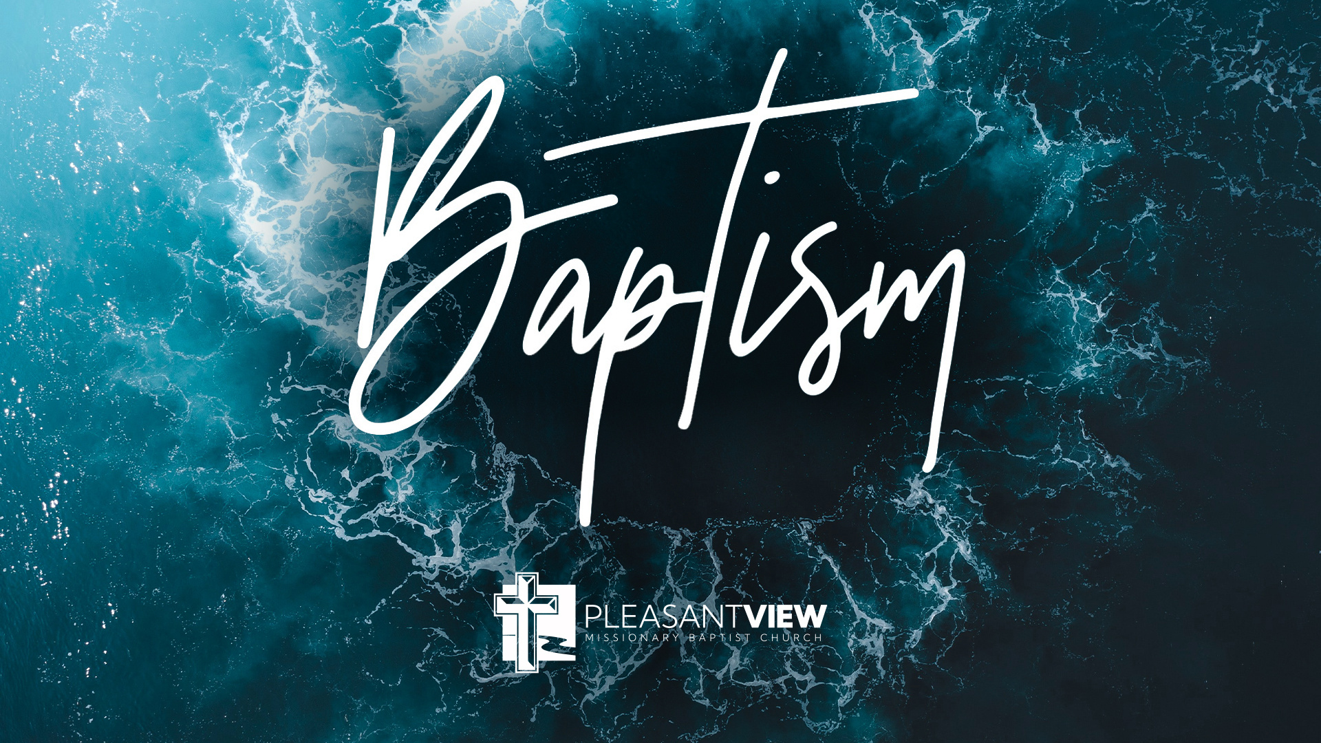 Sermon Graphic - Baptism graphic design illustration presentation
