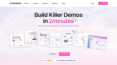 Product Demo App - Landing Page Redesign graphic design landing page motion graphics product saas ui ui design