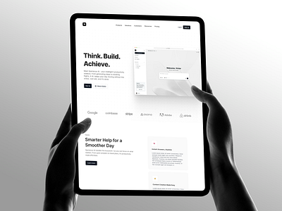 Landing page - xperience uikit design product ui web