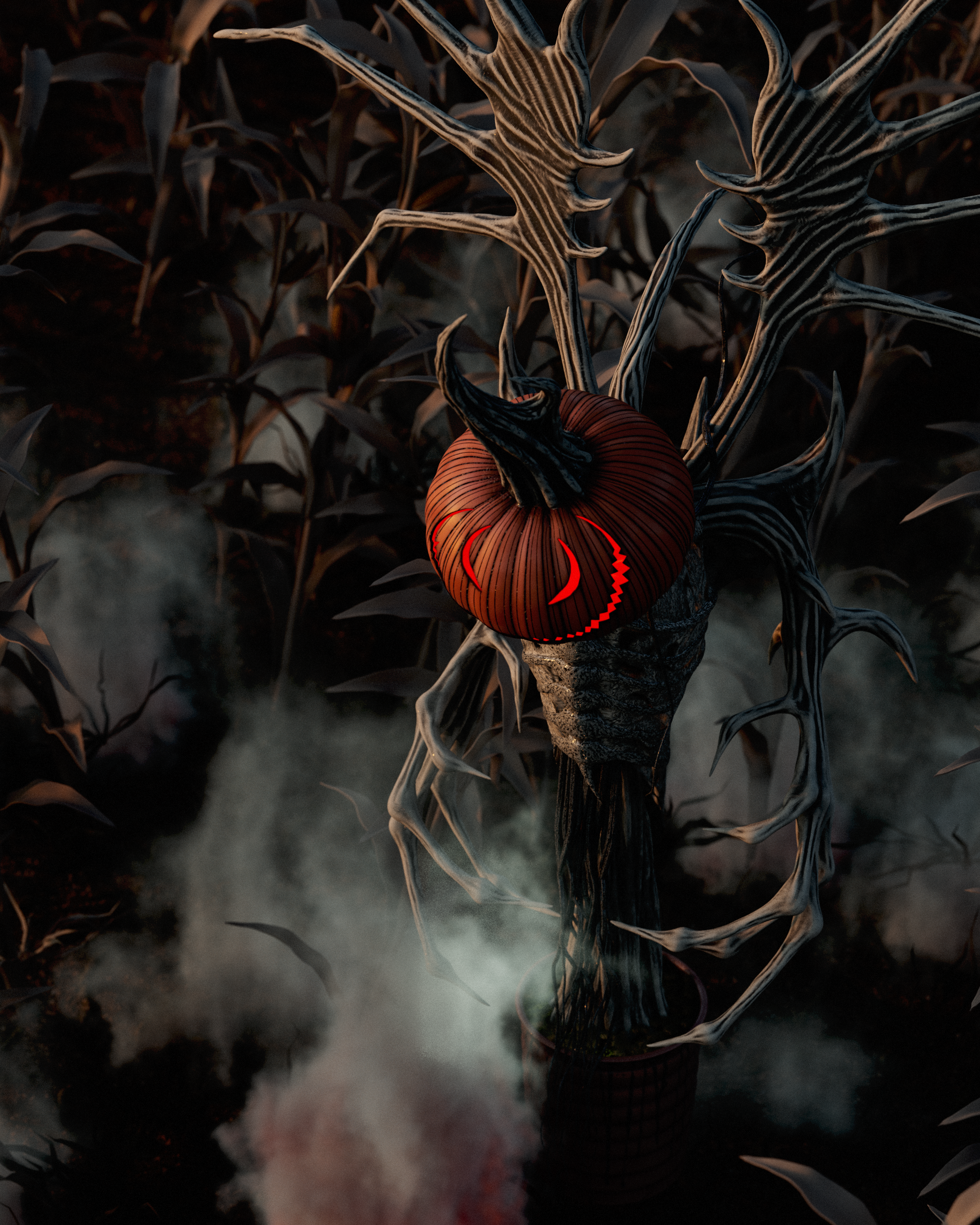 Example of 3D Character Modeling And Render