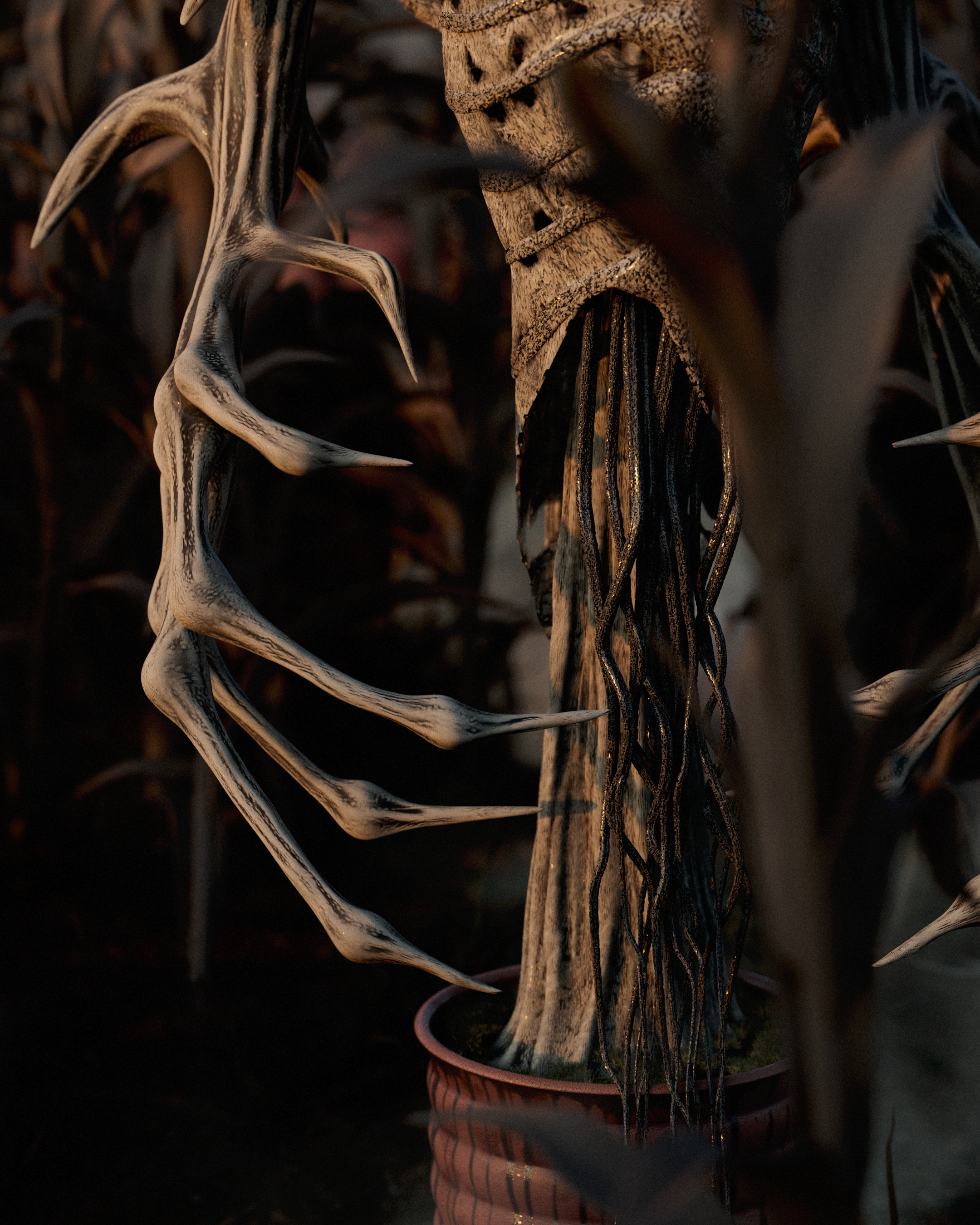 Example of 3D Character Modeling And Render