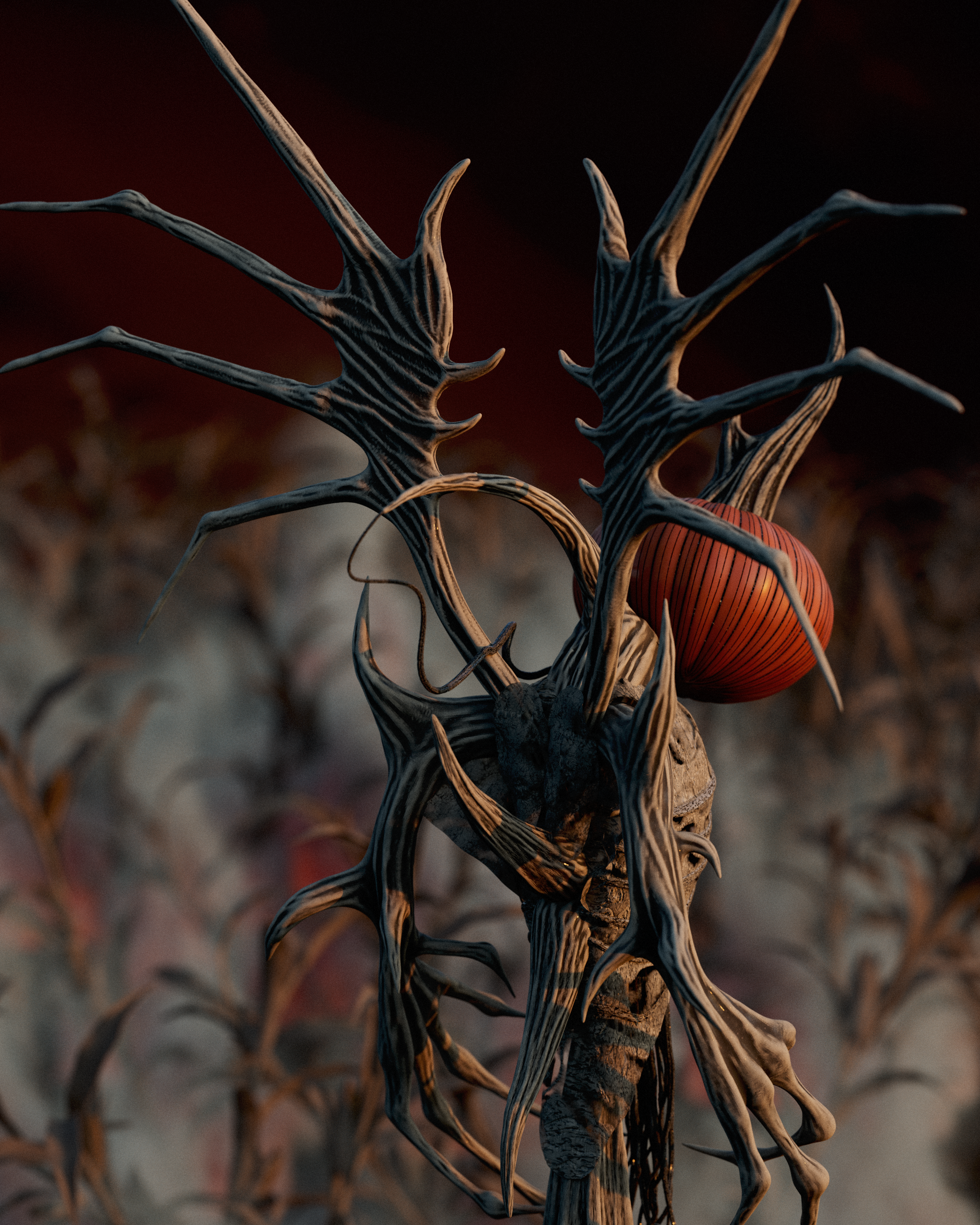 Example of 3D Character Modeling And Render