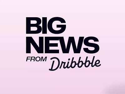 Dribbble Big News Update - Animated Video 2d animation animated video animation dribbble dribbble animation dribbble ui logo animation motion motion graphics product animation text animation ui animation ux animation website animation
