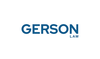 Gerson Law Logo Design branding graphic design law firm logo design law firm web design law firm website law firm website design logo