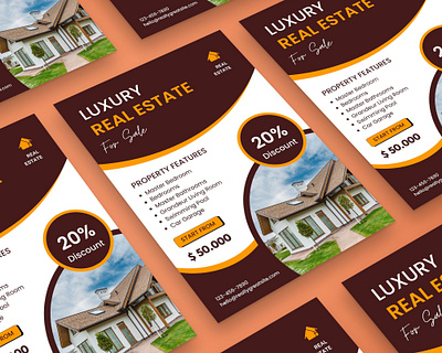 Real estate flyer advertising artwork design flyer graphic design house illustration logo modernflyerdesign post propertypromotion real estate flyer social media