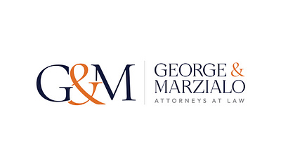 George & Marzialo Logo Design branding graphic design law firm logo design law firm web design law firm website law firm website design logo