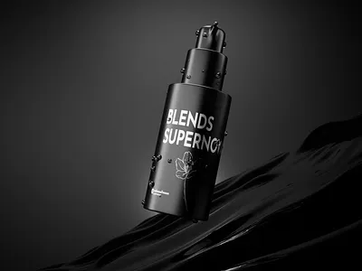 Cosmetics Product [ Day 5 ] 3d 3dart 3dartwork 3drender black blender cgi cosmeticdesign cosmetics cycles luxury minimal packaging product productdesign productrender productvisualization render rendering visualization