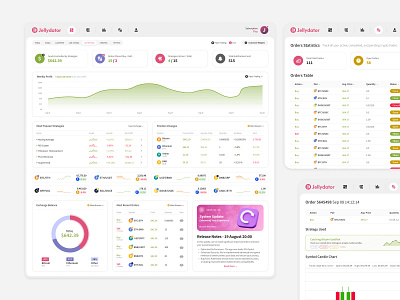 Jellydator - Unified Crypto Market Data System branding dambrauskas dashboard design graphic jellydator justas justasdambrauskas landing landing page light logo modern real time market trading ui uiselection user experience web design web3