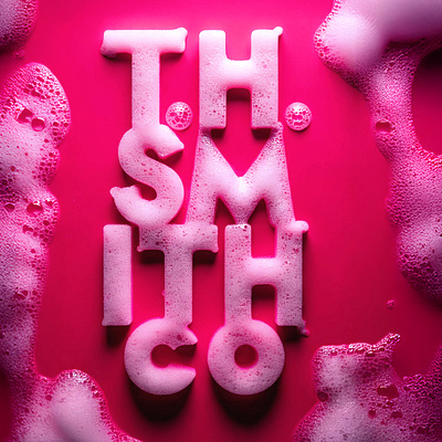 T.H. Smith Co word mark branding illustration typography