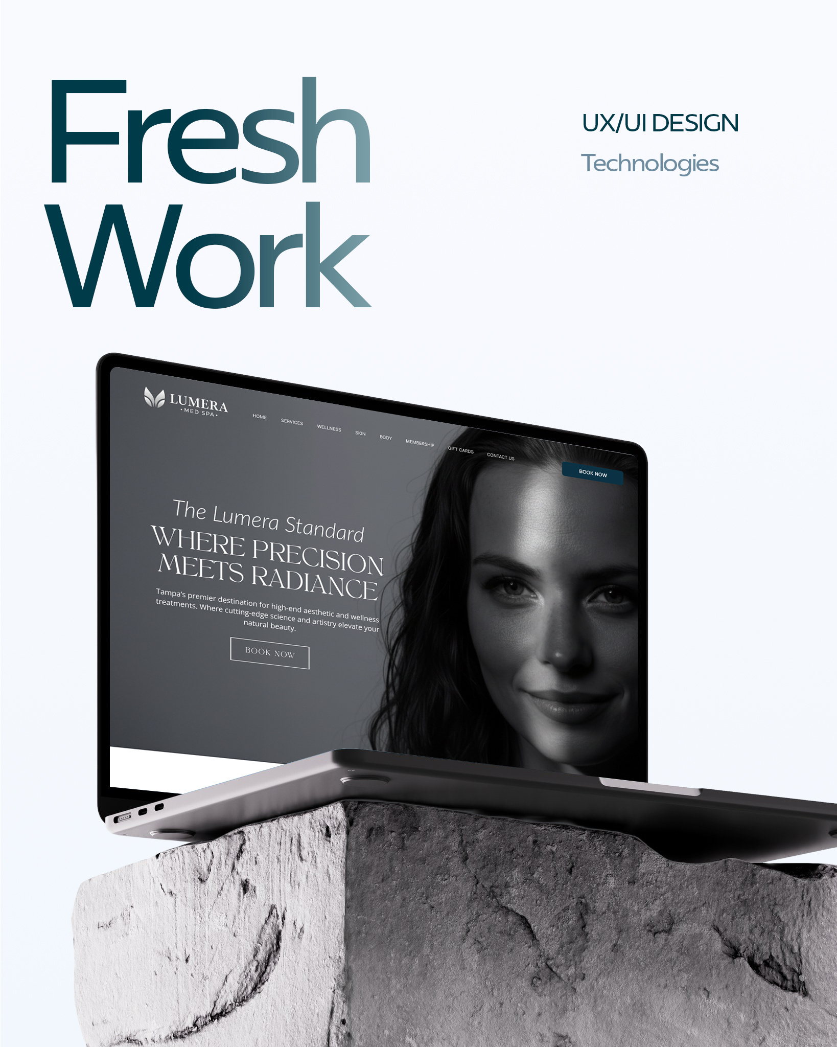 Lumera Med Spa cleandesign landingpage luxurybranding medspa uiux webdesign wellnessdesign