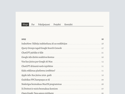 Personal blog redesign blog redesign serif text typographic vintage