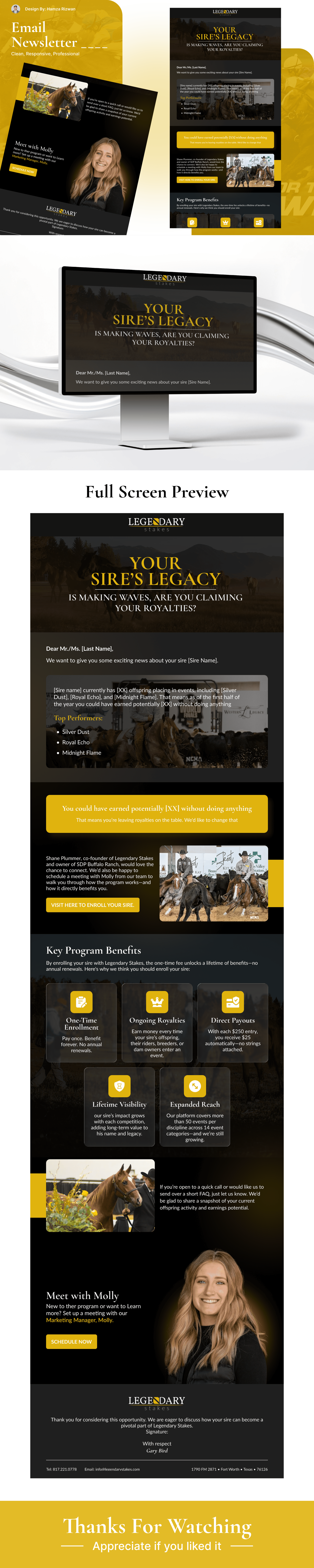 Browse thousands of Luxury Email images for design inspiration | Dribbble