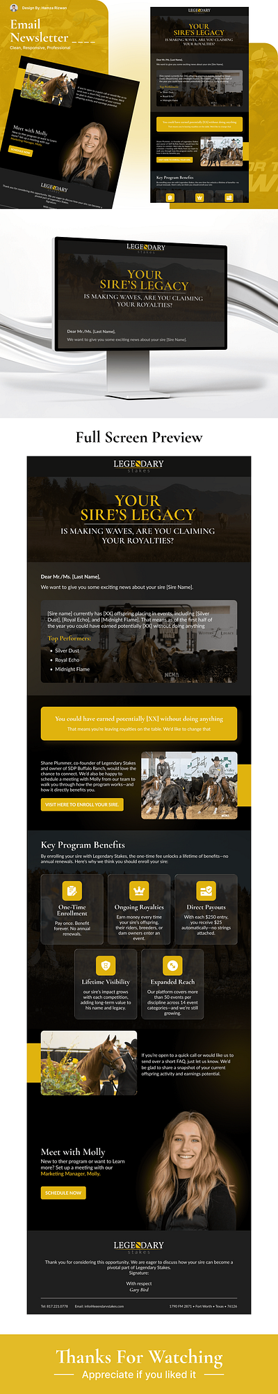 Luxury Email Template Design for Modern Brands adobe photoshop branding dark theme ui design email design graphic design luxury design marketing design modern layout newsletter design product design responsive design ui ui design ux design visual hierarchy