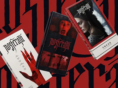 Mocktober: Nosferatu elegant seagulls graphic design mocktober print design