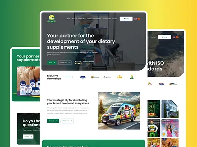 Geoprom - Web Design & Development / WordPress brand branding design landing page mockups ux ui web design web development website wordpress