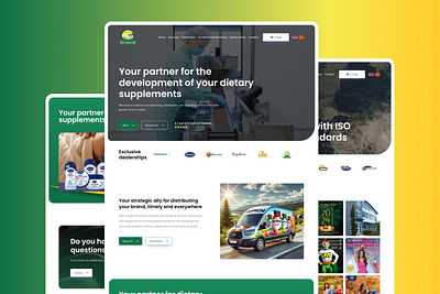 Geoprom - Web Design & Development / WordPress brand branding design landing page mockups ux ui web design web development website wordpress