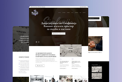 Simfonija - Web Design & Development / WordPress brand branding design landing page mockups ux ui web design web development website wordpress