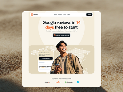 Revme- Review Management Platform Redesign business growth clean website customer feedback design feedback feedback management figma google review landing page review review website saas startup ui uiux user reviews ux web design website website revamp