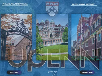 UPenn 4K poster branding graphic design