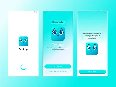 Trolingo New App Design For Client || app figma graphic design trolingo