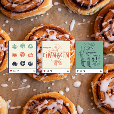 Content Design - Cinnacin branding content design graphic design logo social media