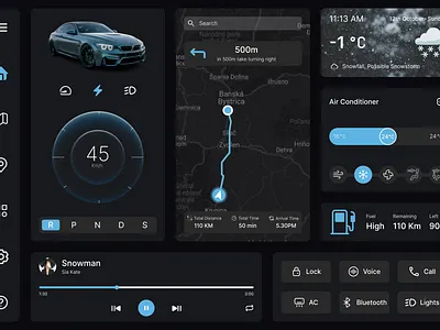 Automotive Interface ui
