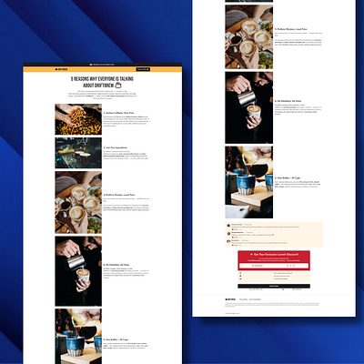 Advertorial page and custom design advertorial design funnelish gempages landing page listicle page pagefly replo shopify shopify developer shopify landing page