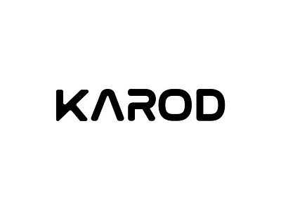 KAROD — Modern Wordmark Logo Design brand identity brand mark branding creative logo logo logo design logotype minimal design minimal logo minimalist visvibe wordmark wordmark logo