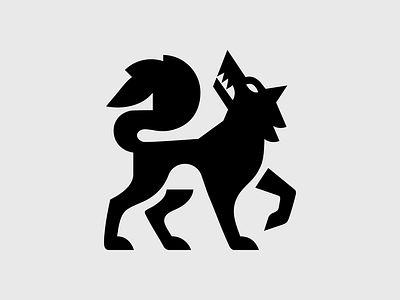 LOGO - WOLF branding design graphic design icon identity illustration logo marks symbol ui wolf