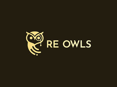 RE Owls | Logo Design ai branding logo design real estate