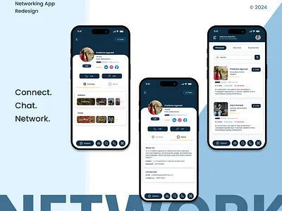 Networking App Redesign figma graphic design networking app product design redesign ui ux ux design