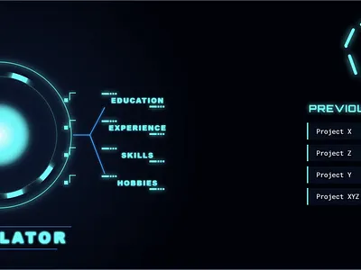 HUD PORTFOLIO ai artificial intelligence css graphic design html javascript linguistics translation visuals