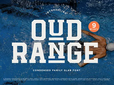 Oud Range - Condensed Family Slab Font design family font font fonts graphic design slab slab family slab font slab serif