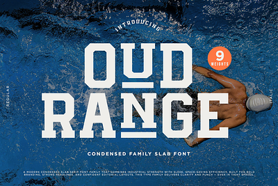 Oud Range - Condensed Family Slab Font design family font font fonts graphic design slab slab family slab font slab serif