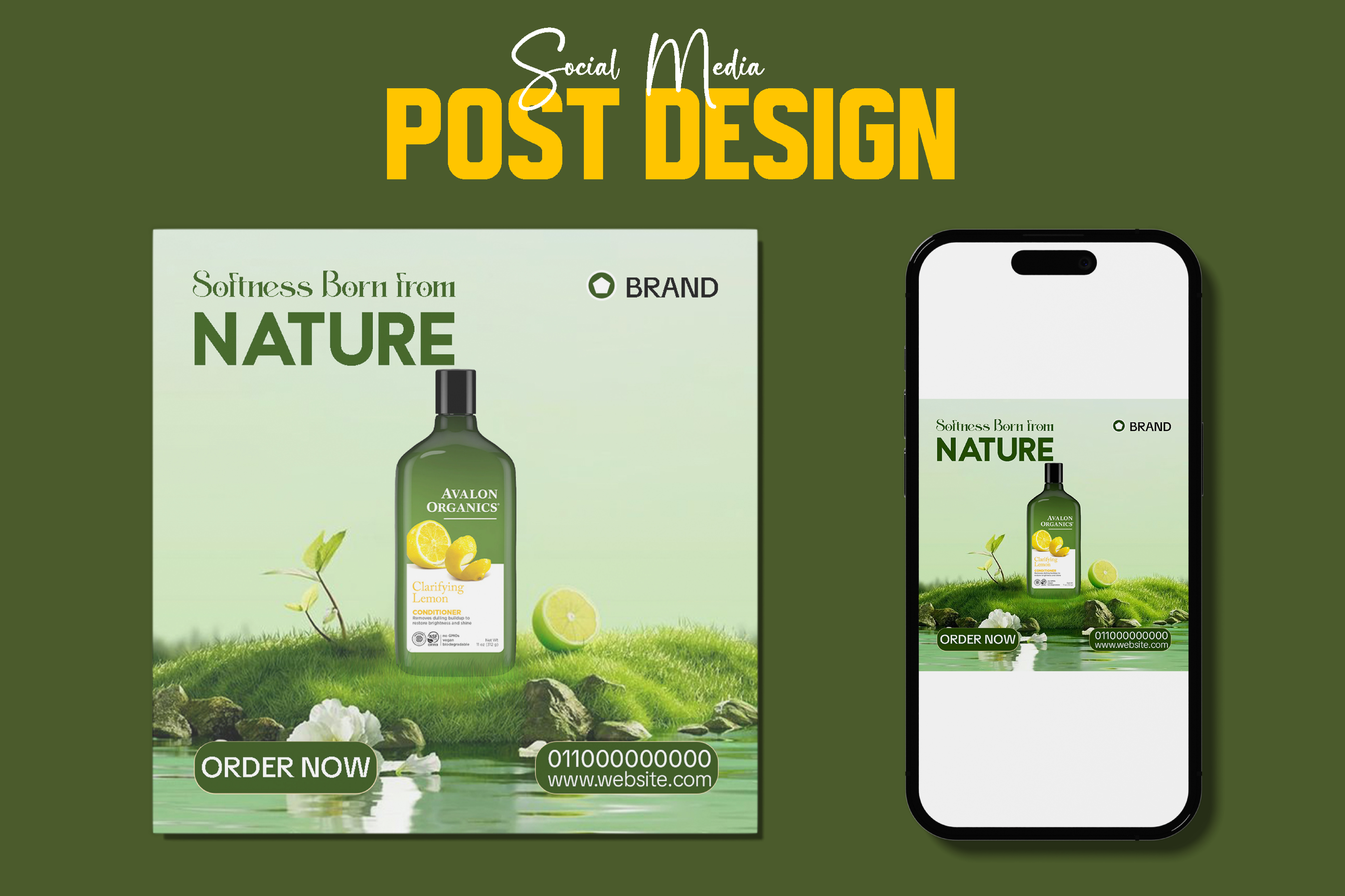 Example of Product  Social Media Post Design