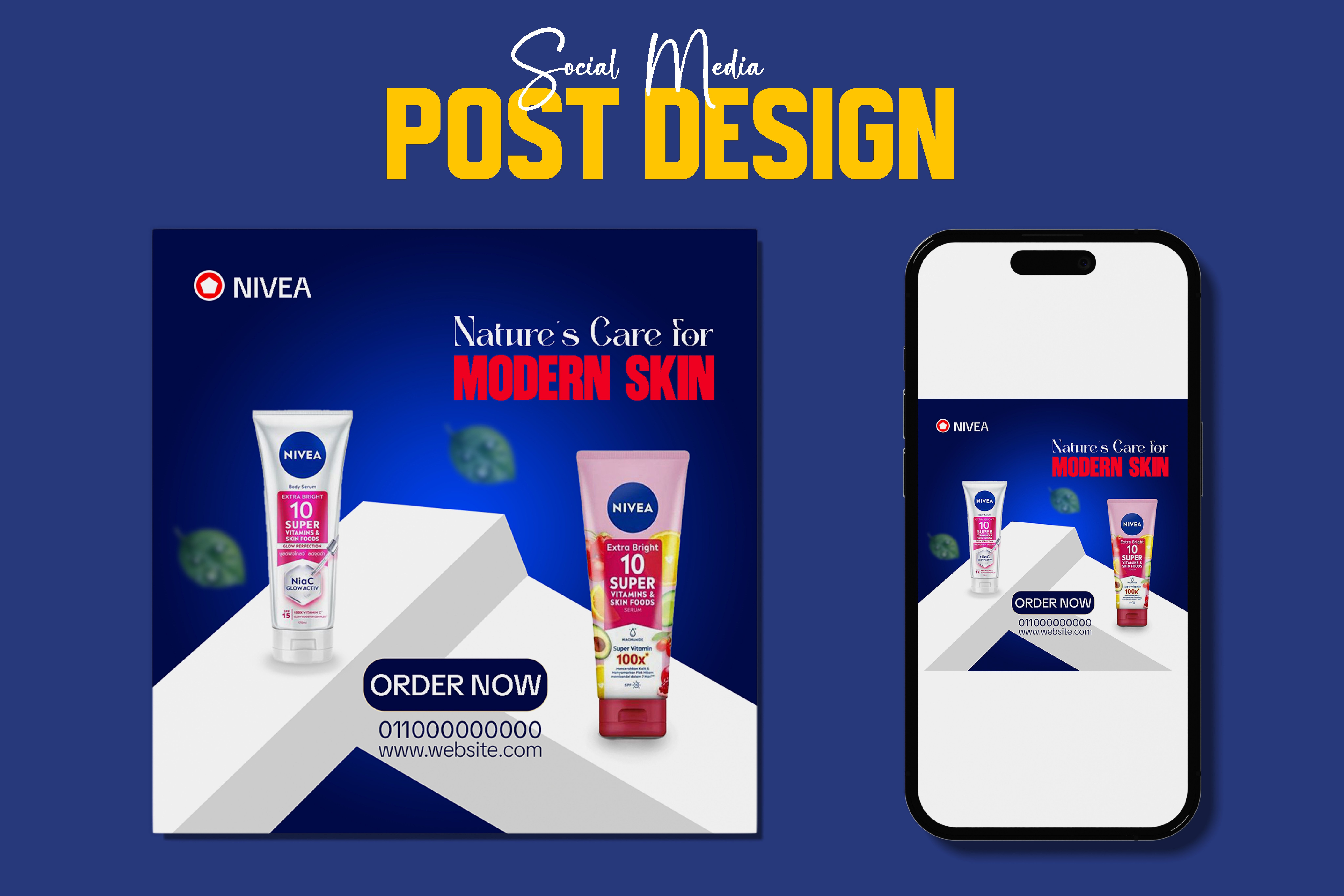 Example of Product  Social Media Post Design