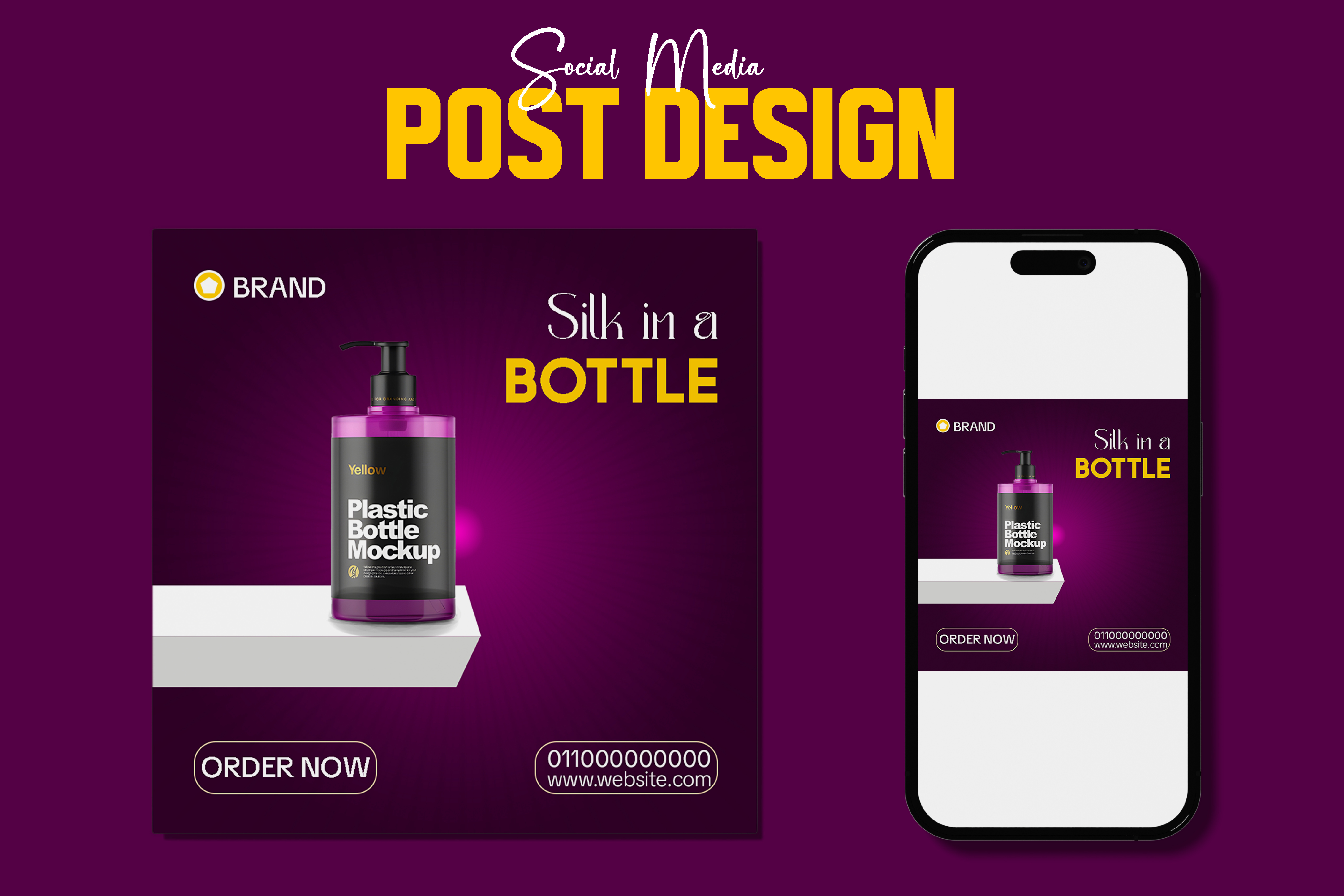 Example of Product  Social Media Post Design