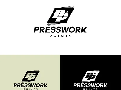 Pressworks Prints Logo art brand logo brand presence branding branding design branding kit brding design business logo creative logo designer designer work graphic design logo logo design logo maker minimal logo print logo professional logo unique logo