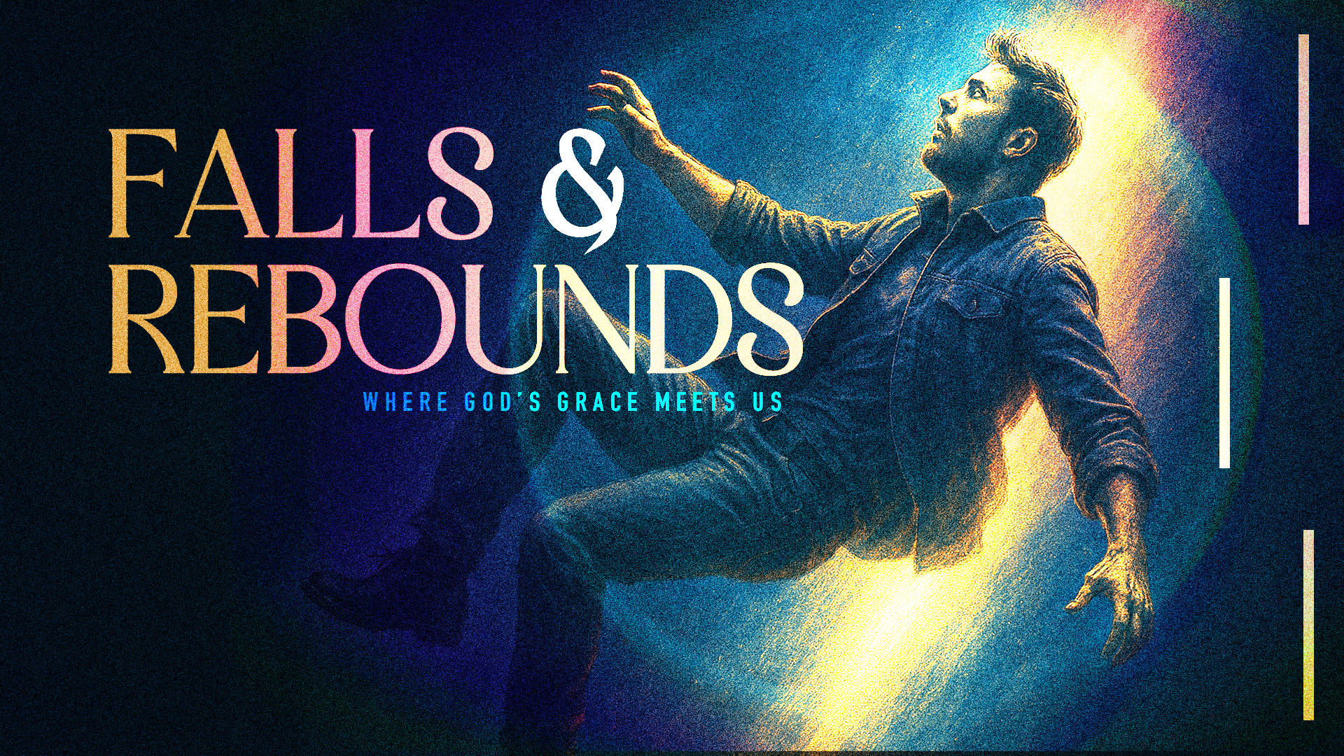 Falls & Rebounds - Sermon Series branding church graphics design graphic design illustration logo sermon series vector